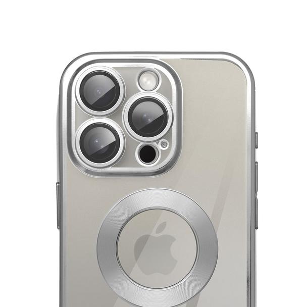 Futerał do iPhone 17 PRO Glam srebrny