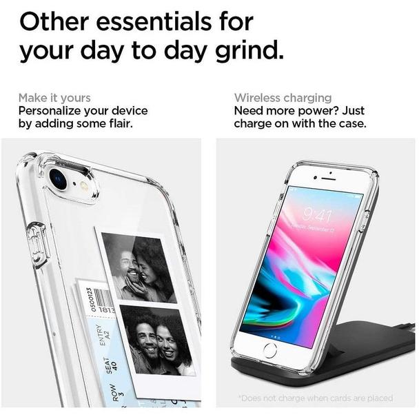 Futerał SPIGEN Ultra Hybrid do IPHONE 7 / 8 / SE 2020 / SE 2022 transparent