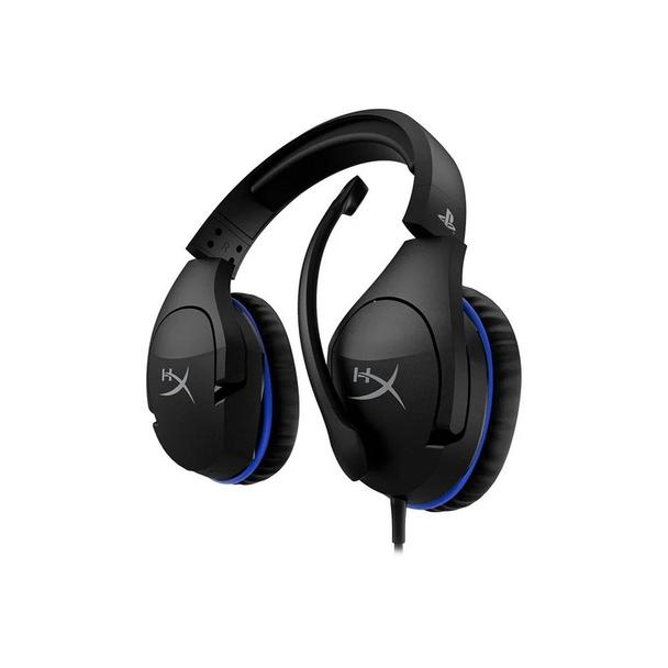 Słuchawki przewodowe nauszne Jack 3,5 mm HyperX Cloud Stinger PlayStation czarno niebieskie