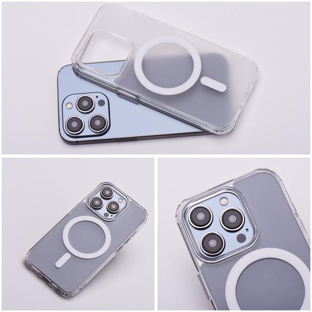 Futerał FROST MAG COVER kompatybilny z MagSafe do IPHONE 11 transparentny zmrożony