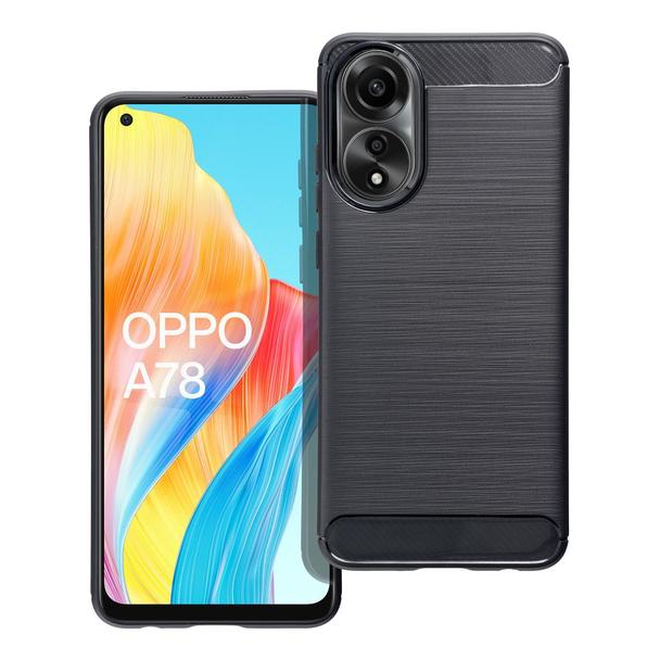 Futerał do Oppo A78 5G Carbon czarny