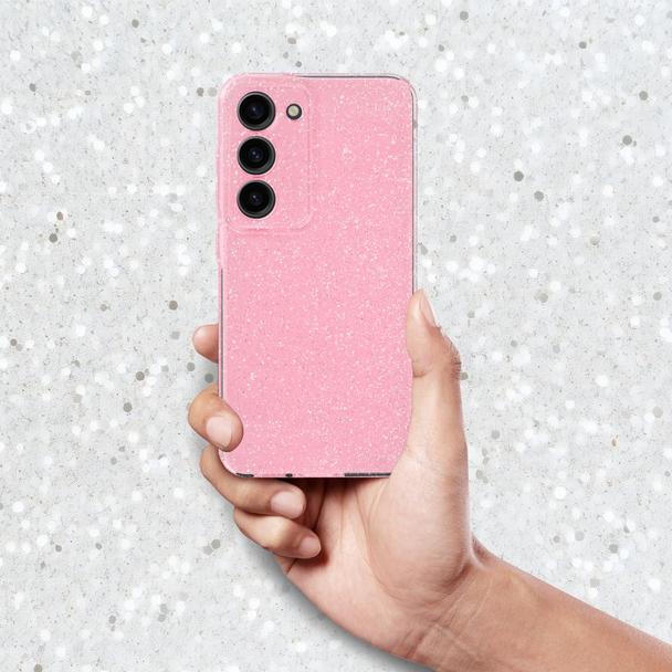 Futerał do Samsung A56 5G Clear Case 2 mm Blink różowy
