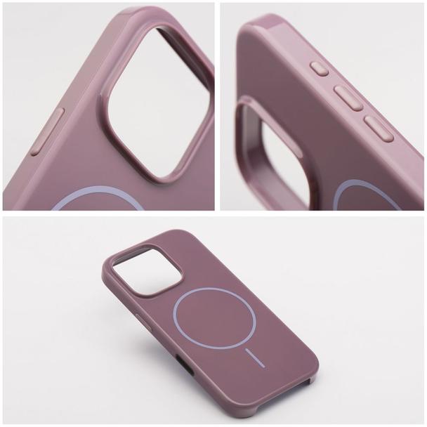 Premium Glossy Mag Cover kompatybilny z MagSafe i Camera Control button pasuje do IPHONE 17 Air fioletowy