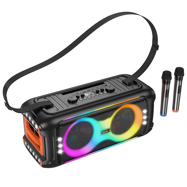 Zestaw do karaoke bluetooth 60W 8h Hoco HA9 czarny