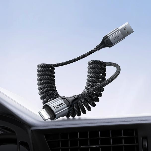 Kabel USB C do Lightning Hoco PD 27W 1,5 m X121 czarny