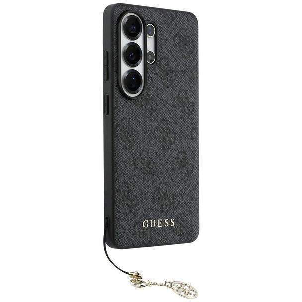 GUESS futerał do SAMSUNG S26 Ultra GUHMS26LGF4GGR (PU 4G Classic Logo with Charm) czarny