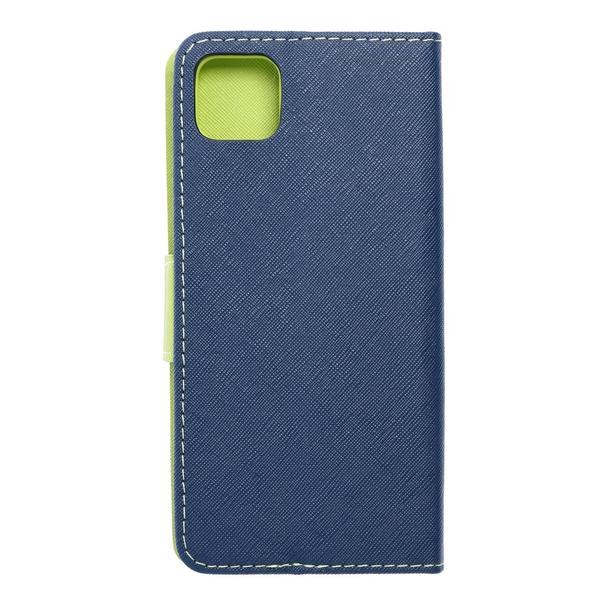 Kabura FANCY Book do SAMSUNG A22 5G granatowo limonkowy