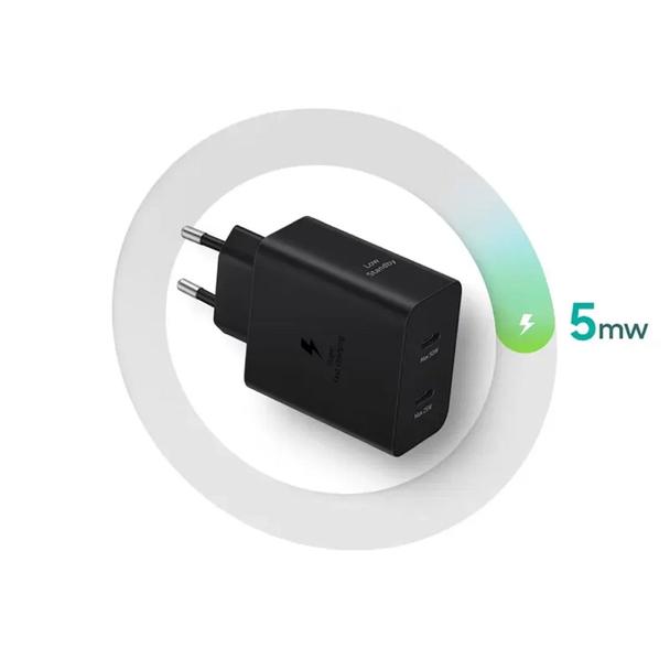SAMSUNG oryginalna ładowarka sieciowa Typ C + kabel Typ C do Typ C PD 3A 50W EP-T5020XBEGEU czarna blister