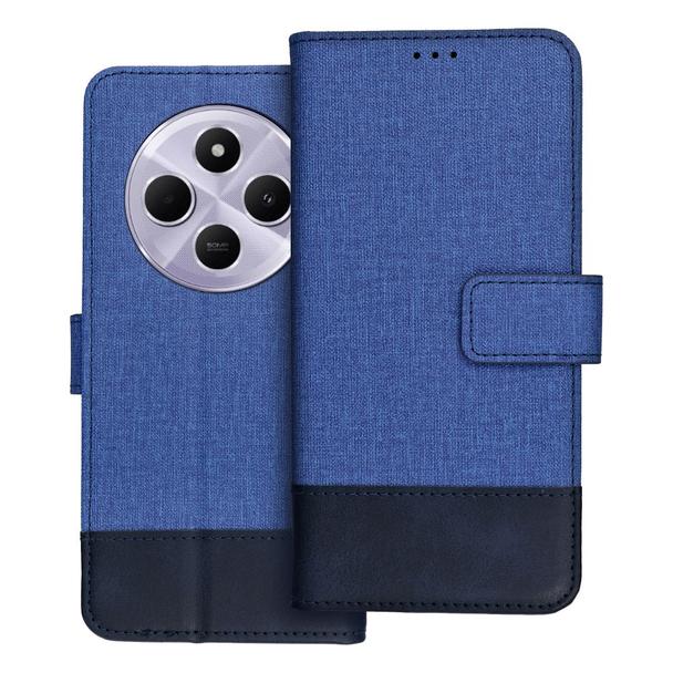 Etui z klapką na Xiaomi Redmi 14C Gomma Book niebieskie