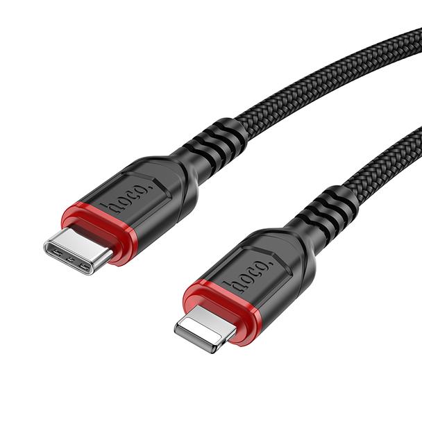 Kabel USB C do Lightning Hoco PD 27W 3 m X59 czarny