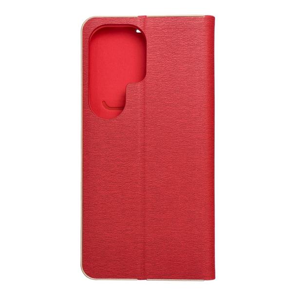 Etui z klapką na Samsung S26 ULTRA Luna Book Gold czerwone