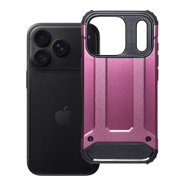 Etui na iPhone 18 Pro / 17 Pro Armor burgundowy