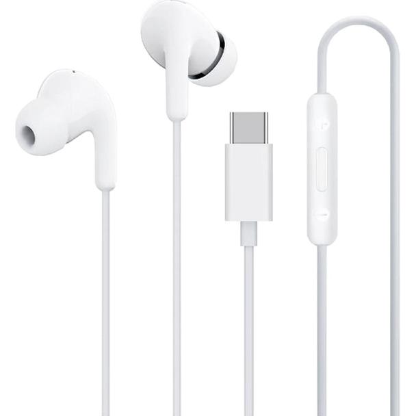 Słuchawki przewodowe douszne USB C Xiaomi M2413E1 białe