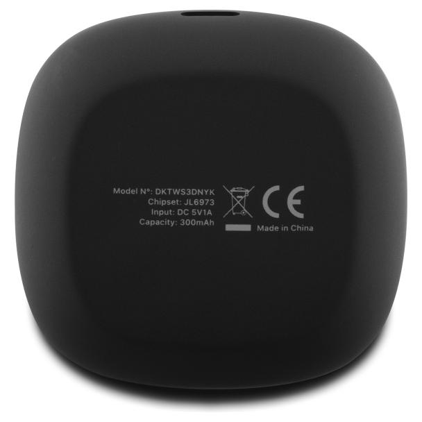 Słuchawki bezprzewodowe douszne Dkny TWS 3D Rubber Matte Finish DKTWS3DNYAK czarne