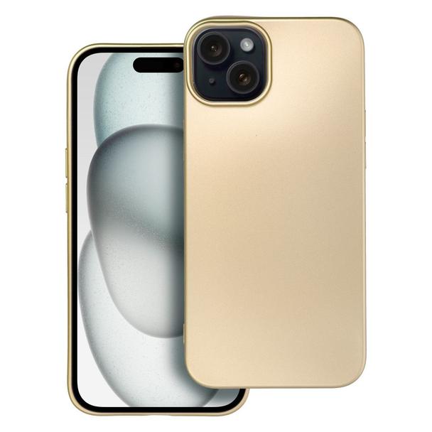 Futerał do iPhone 15 PLUS Metallic złoty