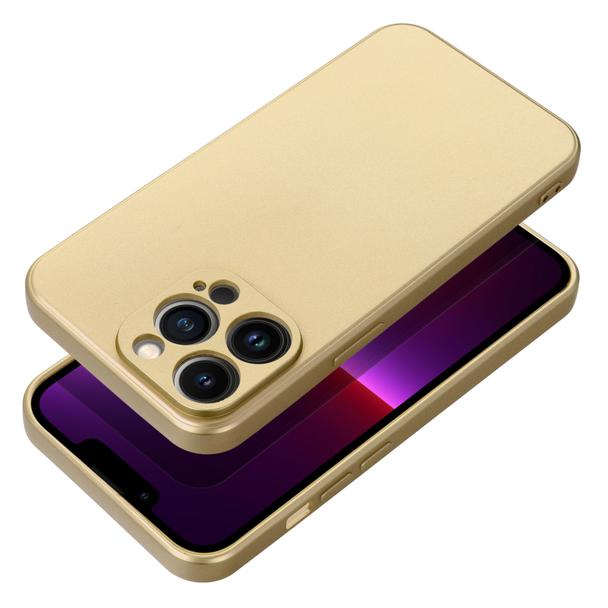 Futerał do iPhone 14 PRO Metallic złoty