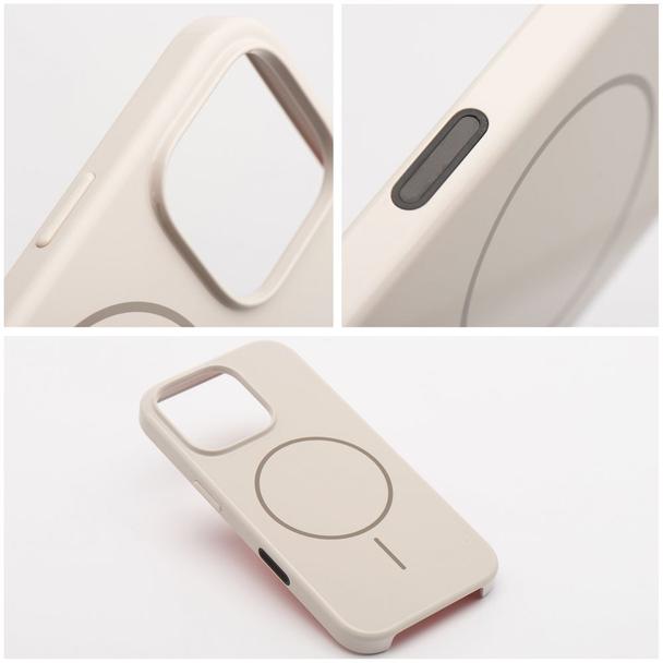 Etui na iPhone 15 PLUS Glossy Mag Cover zgodny z MagSafe białe