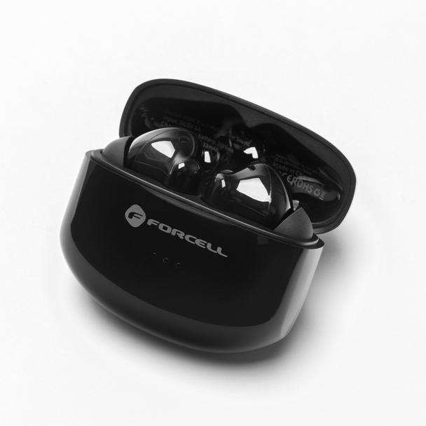 Słuchawki bezprzewodowe douszne Forcell F-Audio Clear Sound TWS czarne