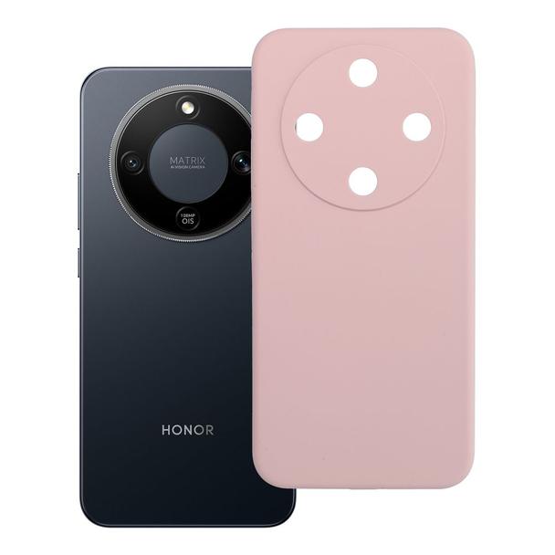 Etui na Honor Magic 8 LITE Silicone 2mm (camera protection) pudrowy róż