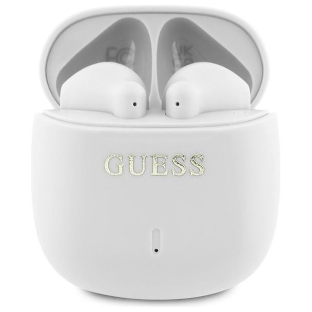 GUESS słuchawki bezprzewodowe bluetooth TWS GUTWSJ14ESGH (Printed Classic Logo) białe