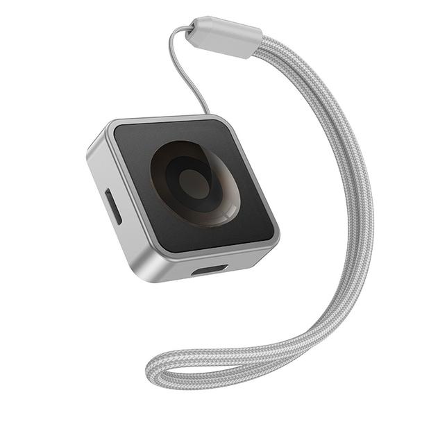 Ładowarka indukcyjna Hoco 2,5W kompatybilna z Apple Watch CW55 srebrna