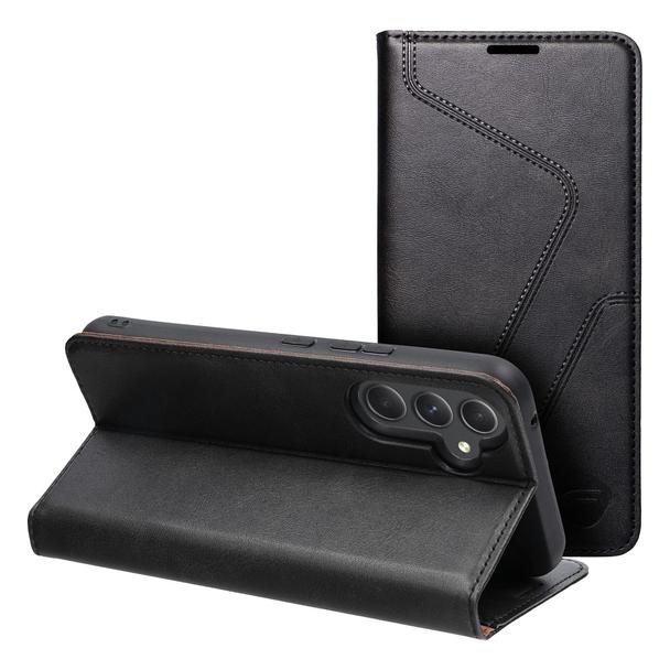 Pokrowiec na Samsung A54 Forcell F-Protect RFID Blocker Book czarny