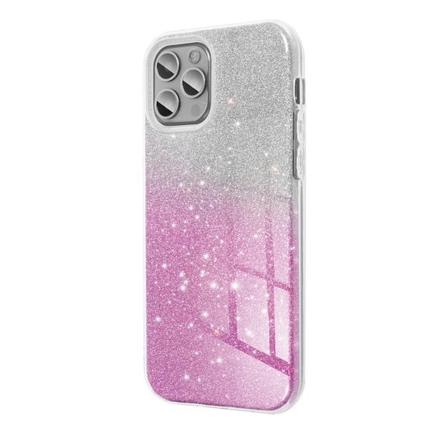 Etui na Samsung S24 FE Shining transparentne różowe