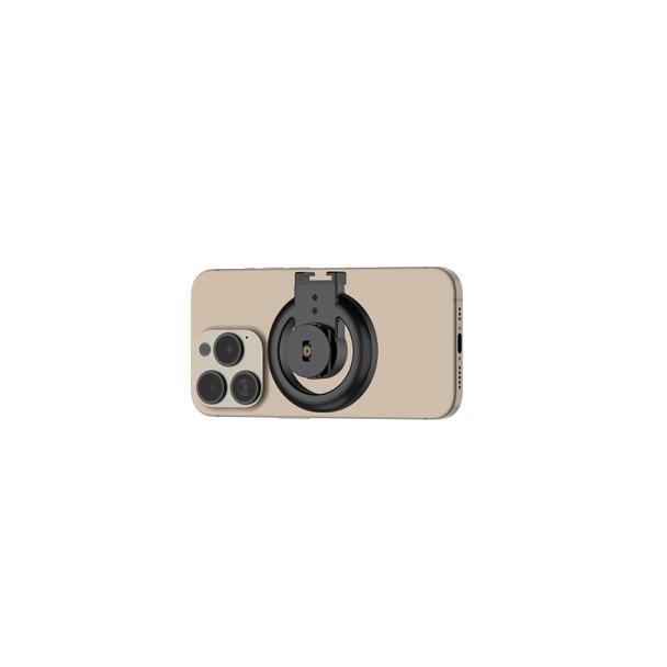 Uchwyt selfie z pilotem bezprzewodowym tripod kompatybilny z MagSafe L20 czarny