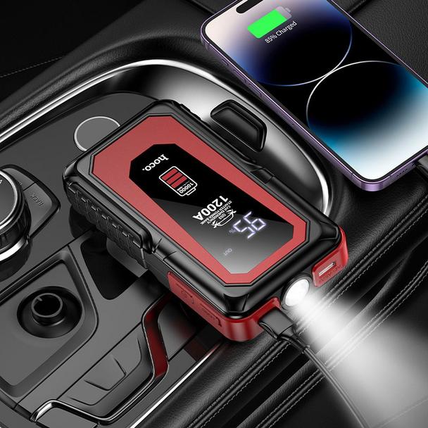 Powerbank Hoco 10000 mAh 2,4A 18W z funkcją rozruchu samochodu QS3 czarny