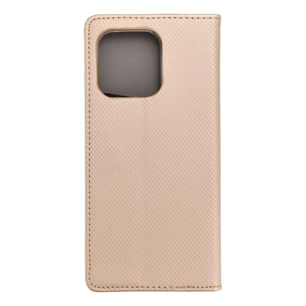 Etui z klapką na Motorola EDGE 60 Fusion Smart Case Book złote