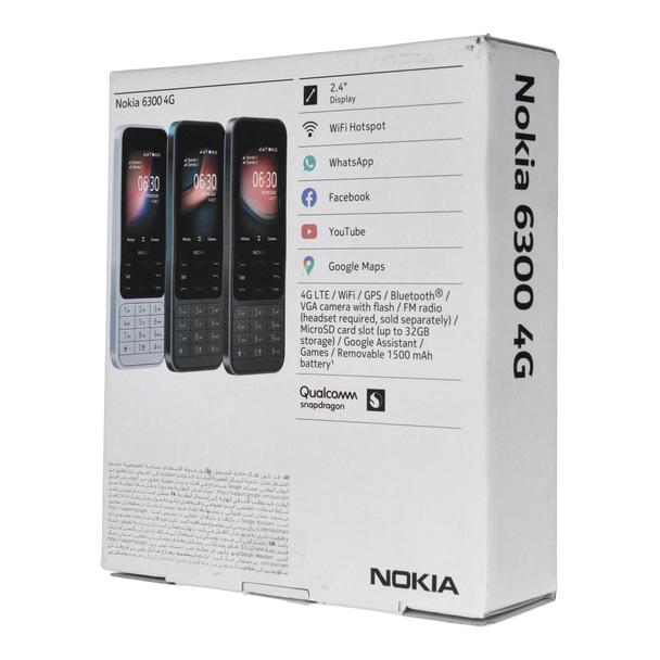 Telefon komórkowy Nokia 6300 Dual Sim 4G czarny