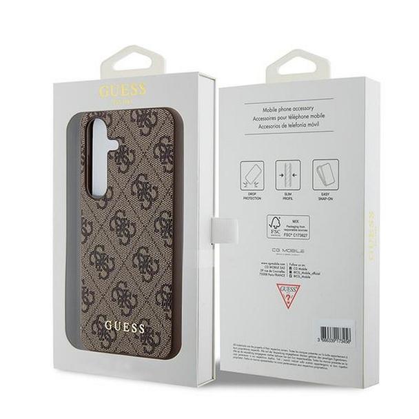 GUESS futerał do SAMSUNG A55 GUOHCSA55G4GFBR (PU 4G Classic Metal Logo) brązowy