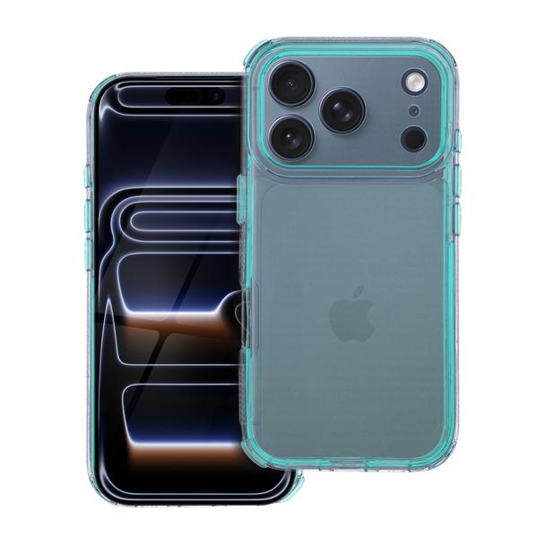 Futerał do iPhone 17 PRO Matrix Clear miętowy