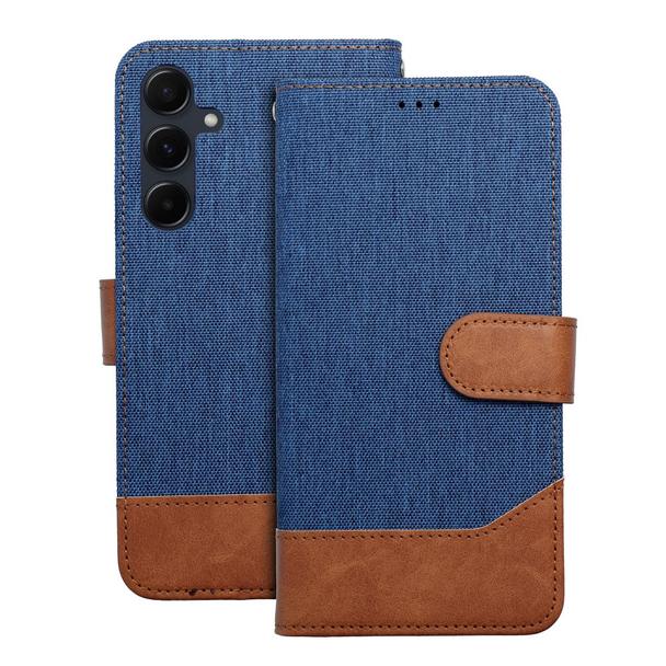Etui z klapką na Samsung A27 Jeans Book niebieskie