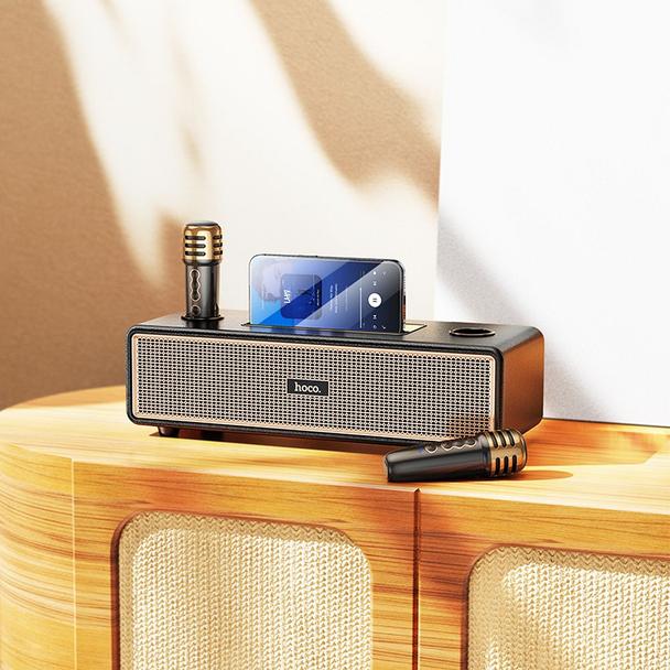Zestaw do karaoke bluetooth 25W 6h Hoco BS63 czarny