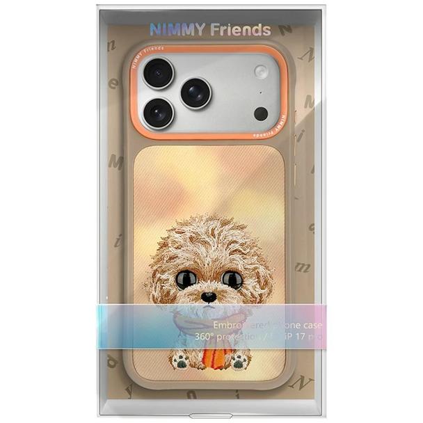 NIMMY futerał BIG EYED TEDDY POODLE do IPHONE 18 Pro/17 Pro brązowy