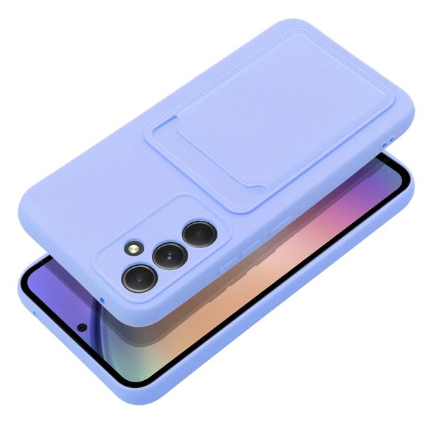 Futerał CARD CASE do SAMSUNG A54 5G fioletowy