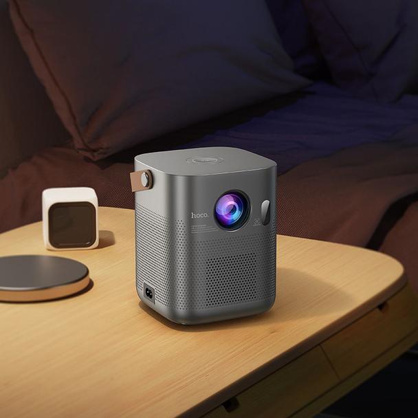 Projektor HD Ready Hoco z systemem Android Wi-Fi Bluetooth 720P DT4 szary