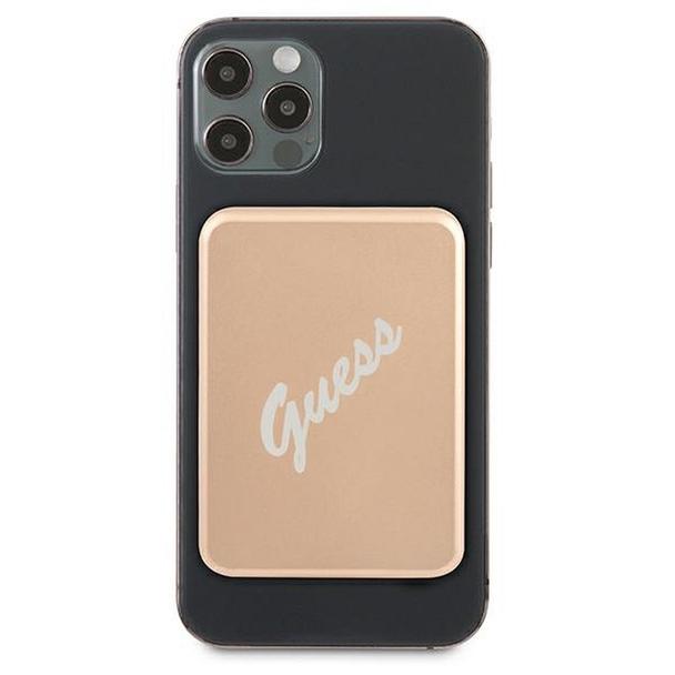 Bateria zewnętrzna ( Powerbank ) z ładowaniem indukcyjnym GUESS GUPBMSVSLG 3000mAh ( Kompatybilny z Magsafe
