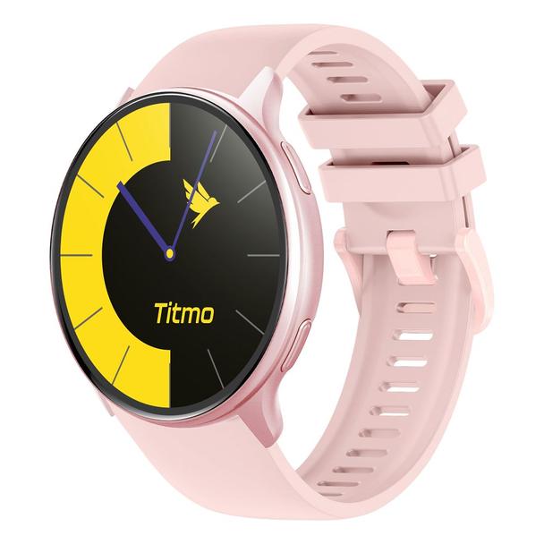 Smartwatch TITMO O-200 (GPS, AMOLED, bluetooth call, pasek silikonowy) różowy 0INT