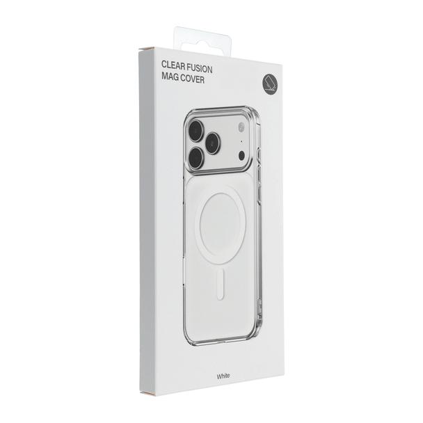 Futerał do iPhone 16 PRO Clear Fusion Mag Cover zgodny z MagSafe biały