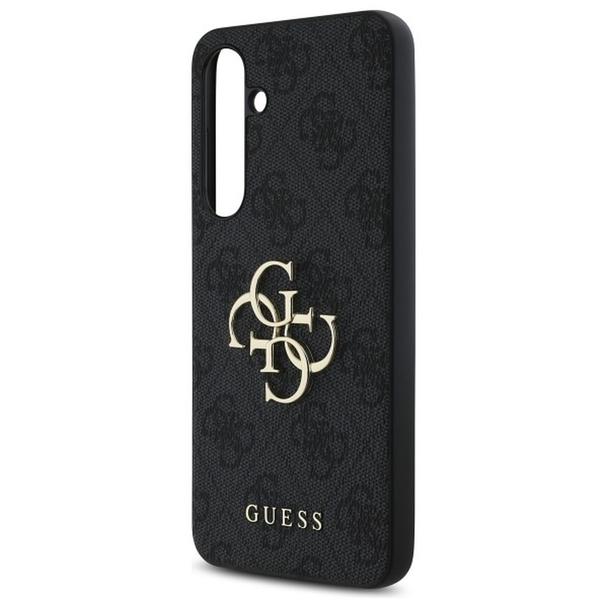 GUESS futerał do SAMSUNG S24 FE GUHCS24FE4GMGGR (HC PU 4G Big Metal Logo) szary