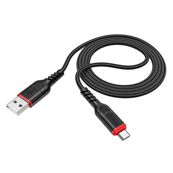 Kabel USB A do Micro USB Hoco 2,4A 3 m X59 czarny