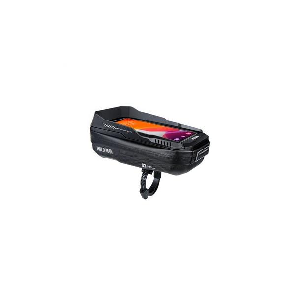 WILDMAN sakwa rowerowa na kierownicę na zamek 0,6L (4" - 7") XT3 czarna