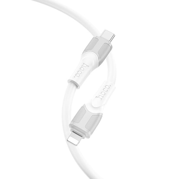 Kabel USB C do Lightning Hoco PD 27W 3 m X106 biały