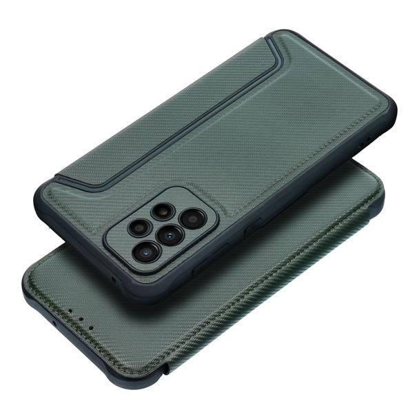 Etui z klapką na Samsung A33 5G Razor Book ciemnozielone