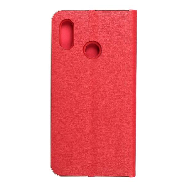 Etui z klapką na Huawei P20 LITE Luna Book Gold czerwone