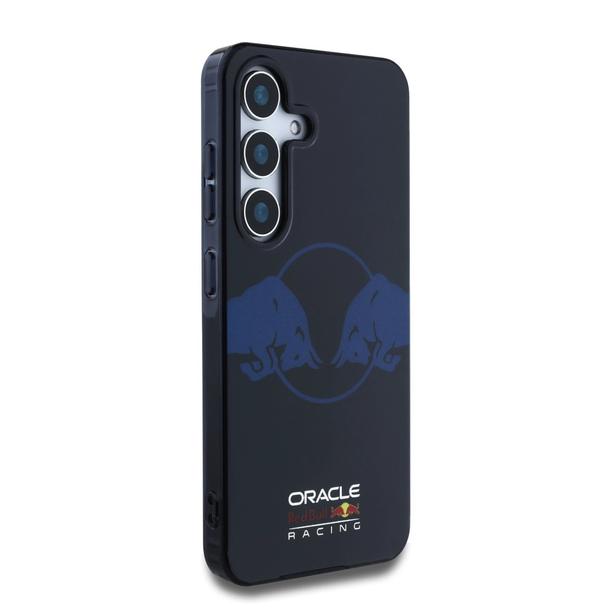 RED BULL futerał do SAMSUNG S25 RBHMS25S24HIDBV (Magnetic IML Transparent PC Two Bulls) navy