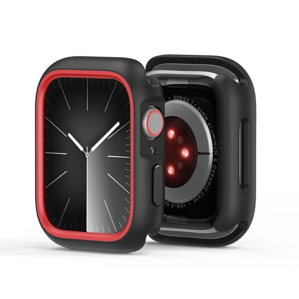 DUX DUCIS futerał BAMO do Apple Watch serii 10 46 mm czarno czerwony