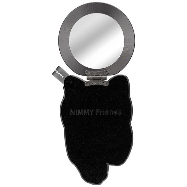 NIMMY zawieszka magnetyczna DENIM FASHION BRITISH SHORTHAIR CAT czarna